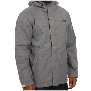 The North Face Inlux Insulated Waterproof Hooded Jacket Gray Men’s Size Large